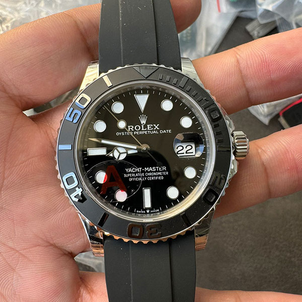 【VS工場出品 加重版】M226659-0002 ヨットマスター 42mm ブラック文字盤 ロレックスコピー